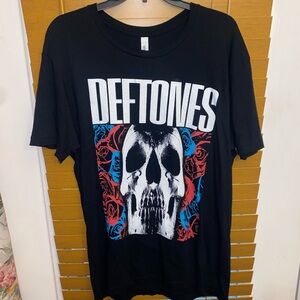 Deftones Black Graphic T-Shirt
